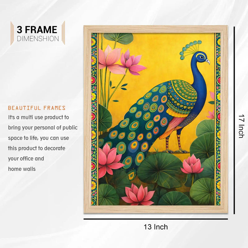 Decorative Indian Wall Art Frame Set of 6