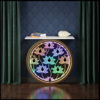 decorative-led-console-table-with-lotus-design-for-home