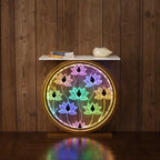 decorative-led-console-table-with-lotus-design-for-home