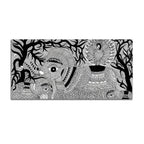 Decorative Madhubani Elephant Canvas Wall Painting