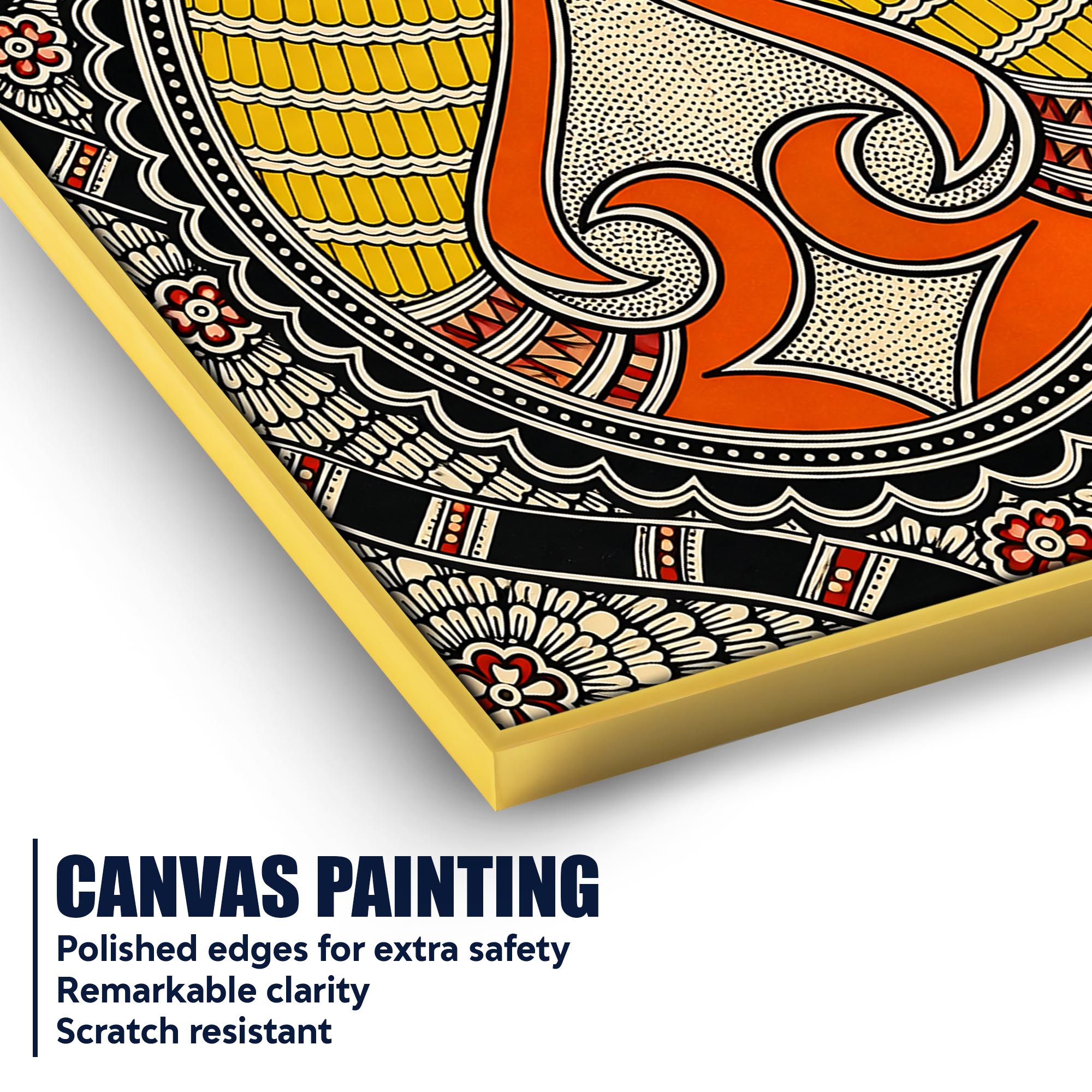 Decorative Madhubani Indian Wall Painting