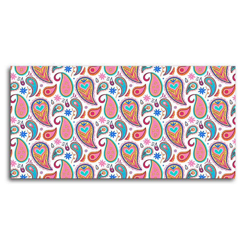 Decorative Paisley Premium Canvas Wall Painting