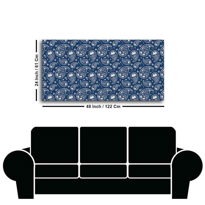 Decorative Paisley Premium Wall Painting