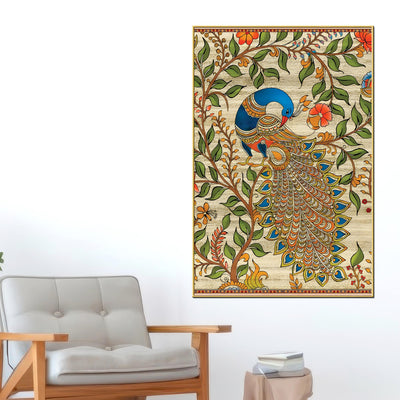 decorative-peacock-canvas-painting-luxury-wall-art