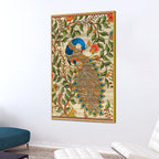 Decorative Peacock Canvas Painting | Luxury Wall Art