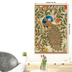 Decorative Peacock Canvas Painting | Luxury Wall Art