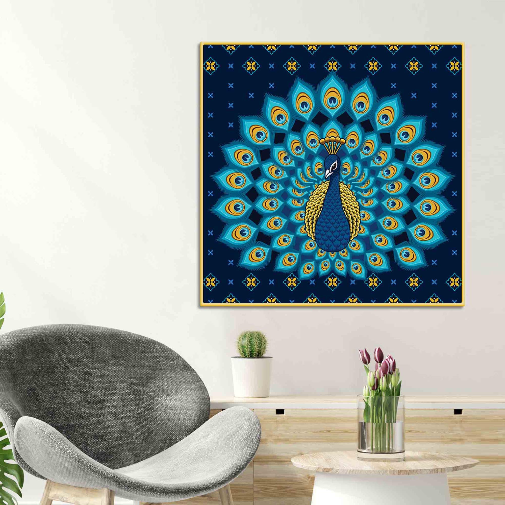 decorative-peacock-canvas-painting-modern-home-art