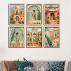 decorative-royal-palace-artwork-wall-frame-set-of-six-for-home-interior