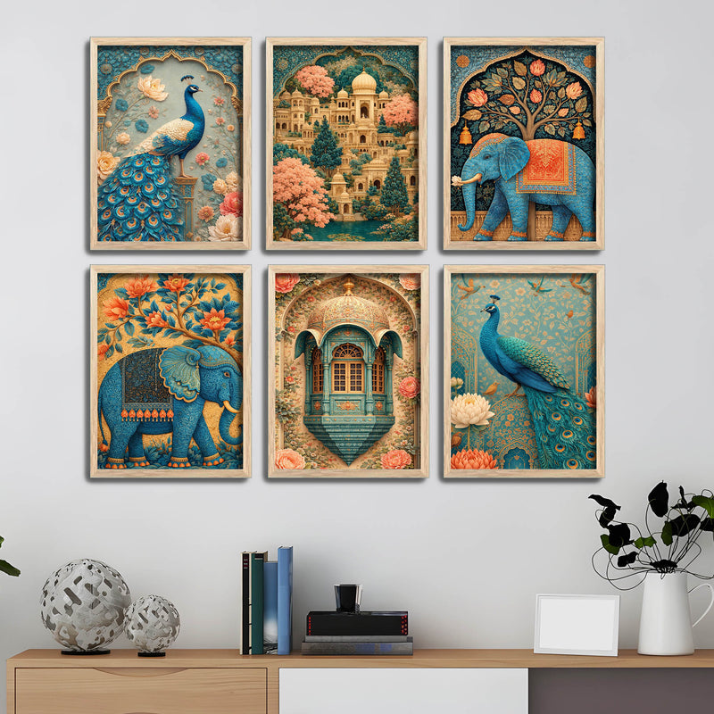 Decorative Wall Frame Set of Six for Home Decor