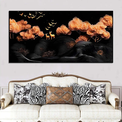 designer-abstract-deer-canvas-wall-painting-for-home-decor