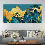 Designer Abstract Mountain Canvas Wall Painting