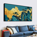 Designer Abstract Mountain Canvas Wall Painting