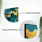 Designer Abstract Mountain Canvas Wall Painting