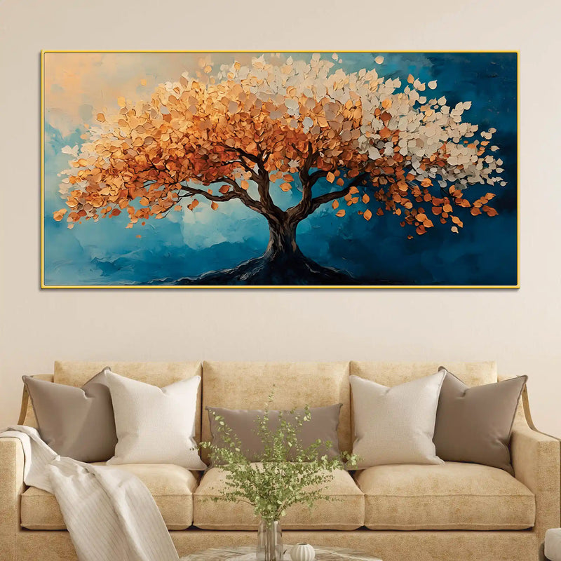 Designer Abstract Nature Canvas Painting for Wall Décor