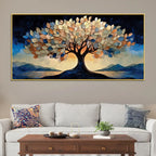 Designer Abstract Tree Canvas Wall Painting for Living Room