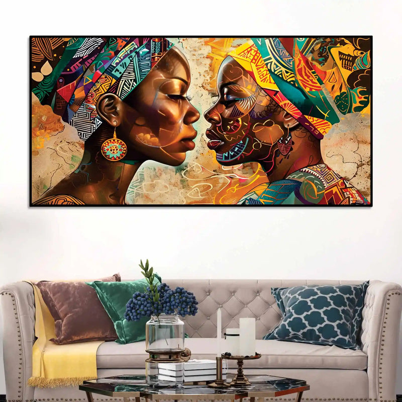 Designer African Culture Canvas Wall Painting