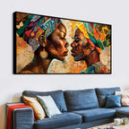 Designer African Culture Canvas Wall Painting
