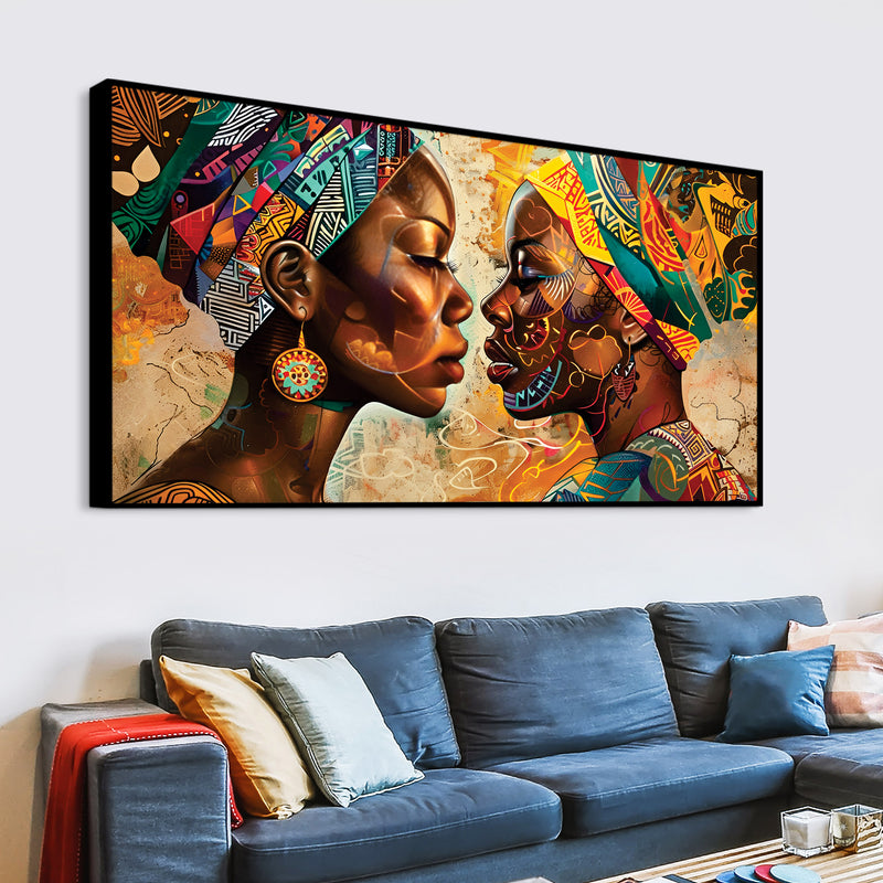 Designer African Culture Canvas Wall Painting