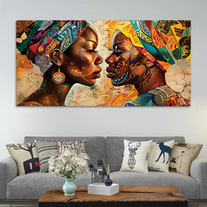 Designer African Culture Canvas Wall Painting