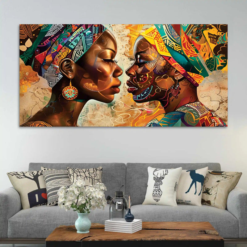 Designer African Culture Canvas Wall Painting