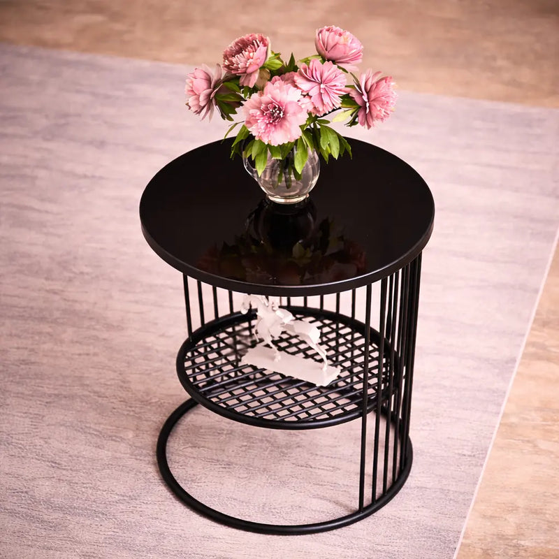 designer-art-classic-black-finish-half-caged-coffee-round-side-table