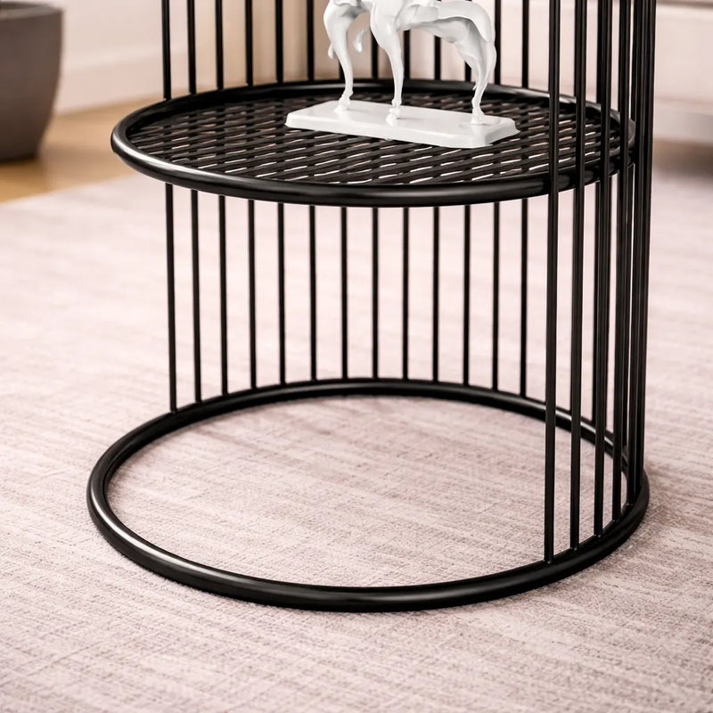 designer-art-classic-black-finish-half-caged-coffee-round-side-table