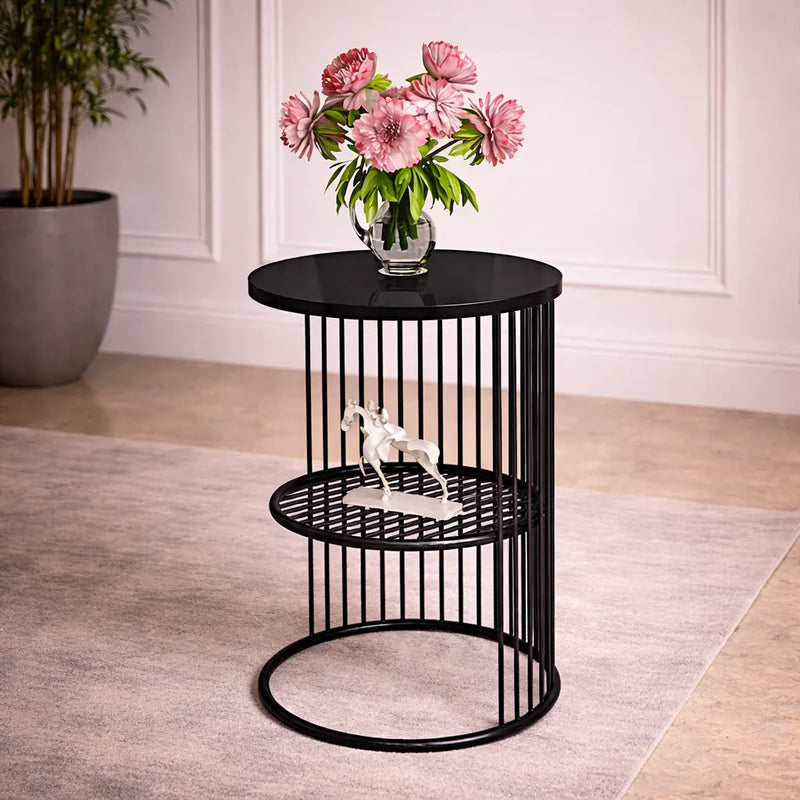 designer-art-classic-black-finish-half-caged-coffee-round-side-table