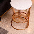 designer-art-copper-half-caged-white-with-marble-coffee-round-side-table-1