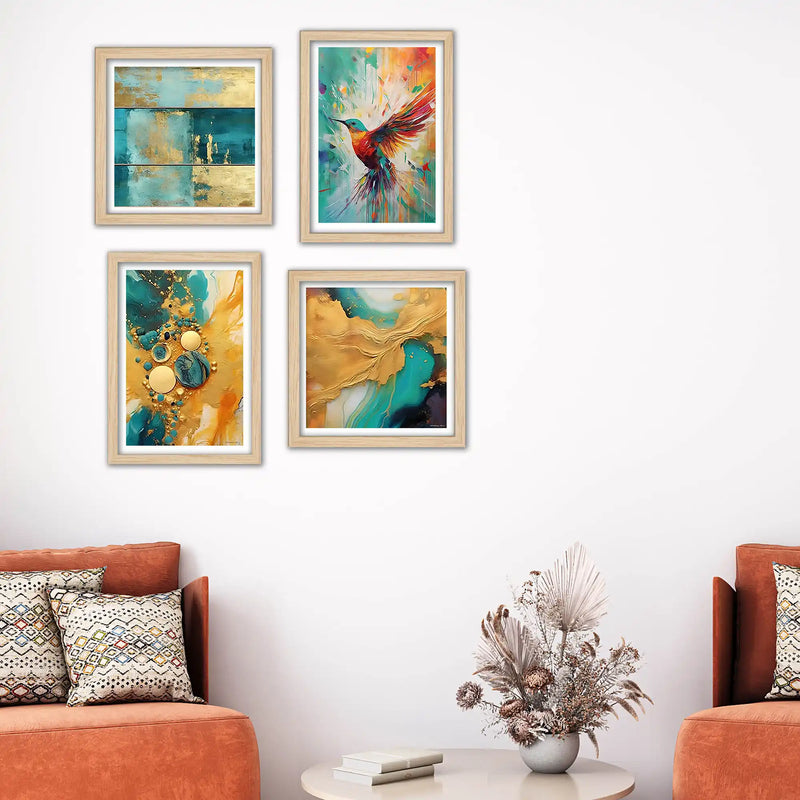 Designer Artistic Wall Art Frame Set of 4\