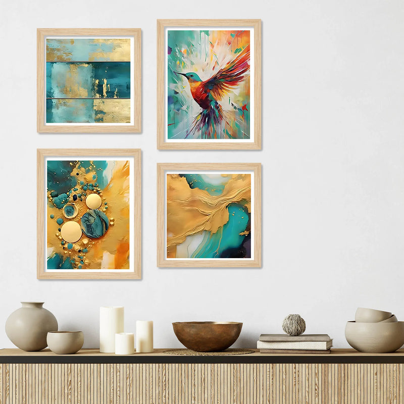 Designer Artistic Wall Art Frame Set of 4