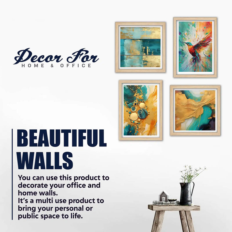 Designer Artistic Wall Art Frame Set of 4