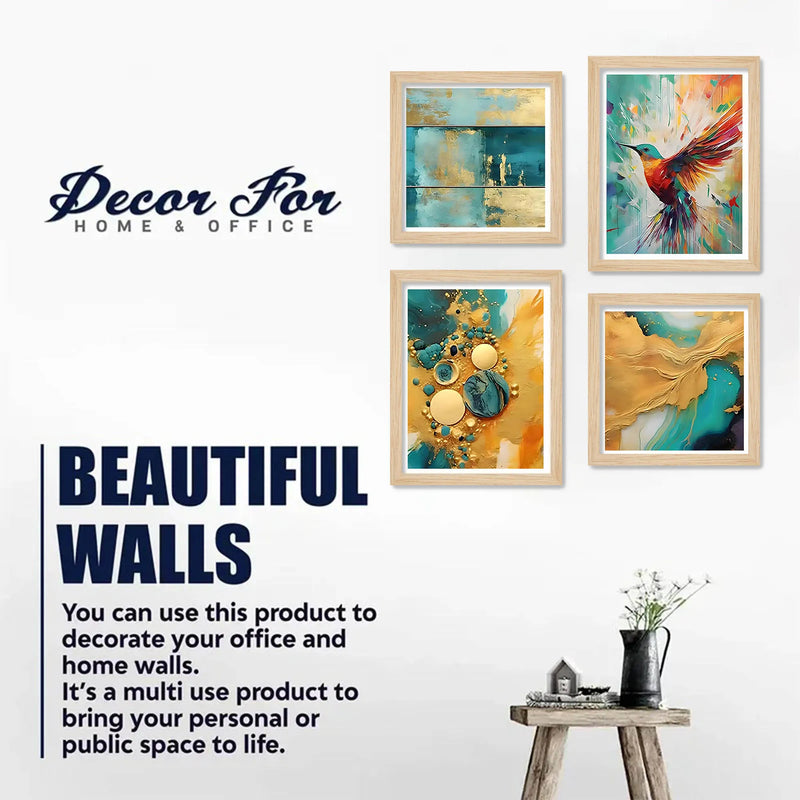 Designer Artistic Wall Art Frame Set of 4