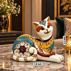 Designer Cat Figurine Showpiece for Table & Shelf Decoration