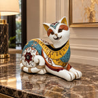 Designer Cat Figurine Showpiece for Table & Shelf Decoration
