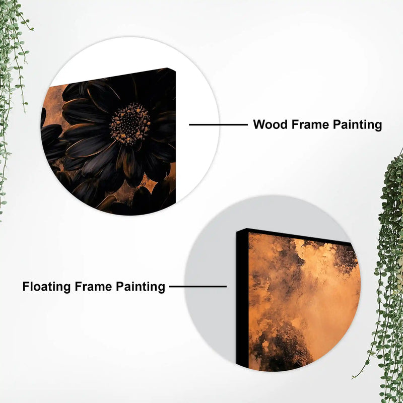 Designer Floral Canvas Wall Painting for Home Interiors