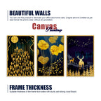 Designer Forest Canvas Wall Painting Set of Three