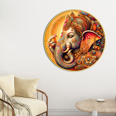 designer-ganesha-round-spiritual-wall-decor-painting