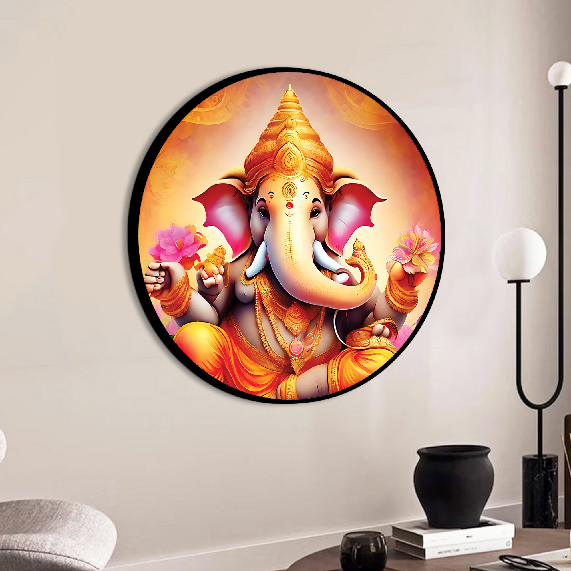 Designer Ganpati Ji Painting for Home