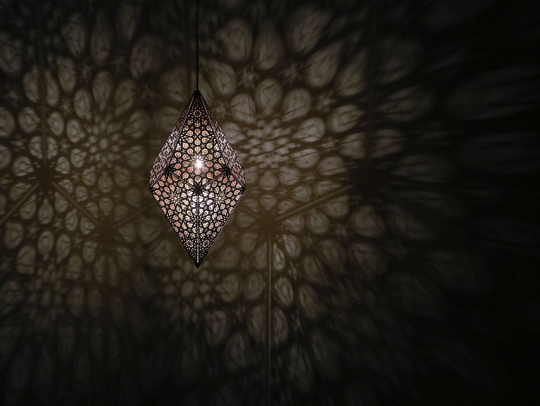 Designer Golden Hanging Lamp