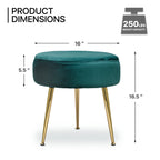 designer-green-velvet-vanity-seat-with-sturdy-golden-legs
