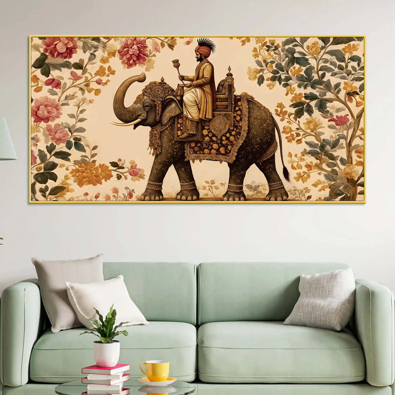 designer-indian-elephant-canvas-wall-art-royal-painting