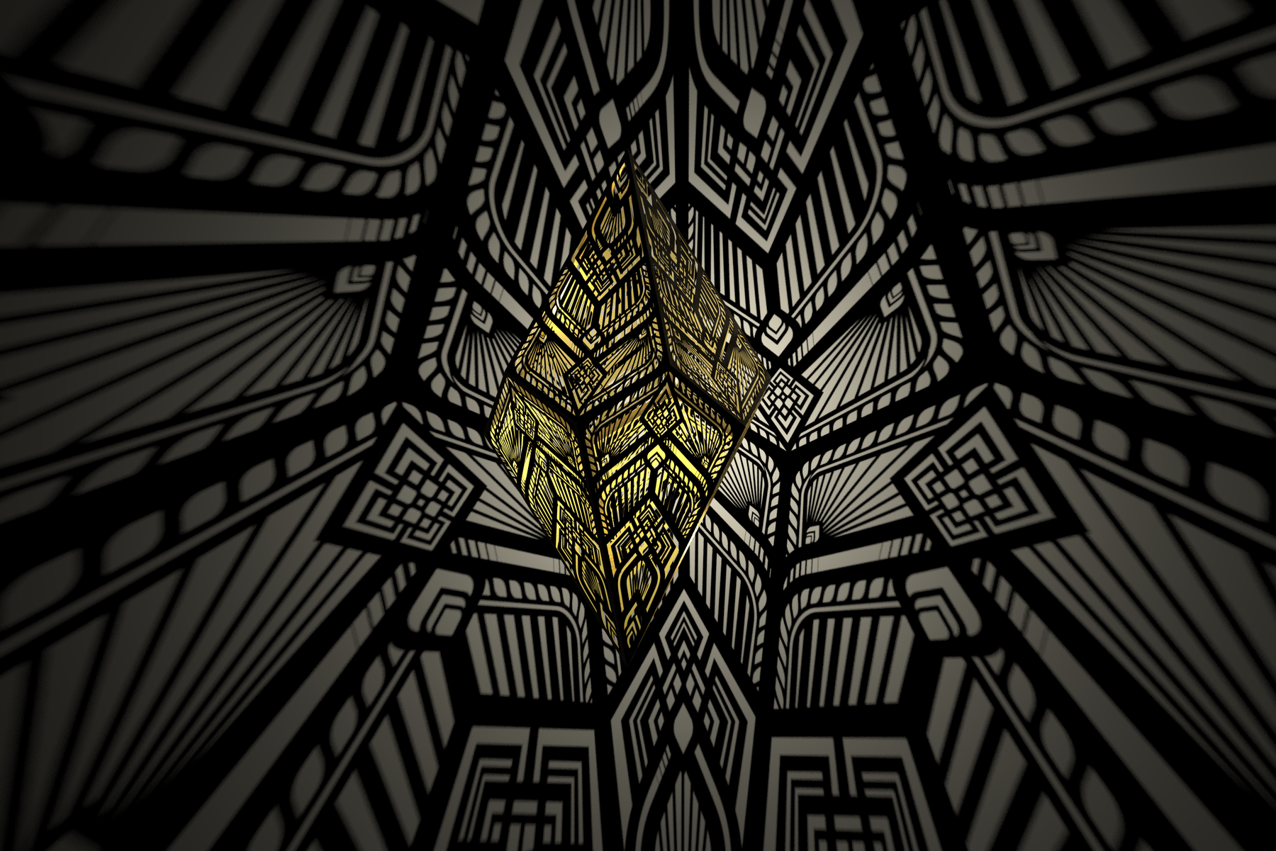 Designer Laser-Cut Hanging Lamp