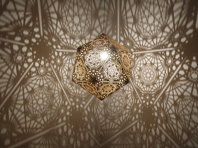Designer Laser-Cut Pendant Light