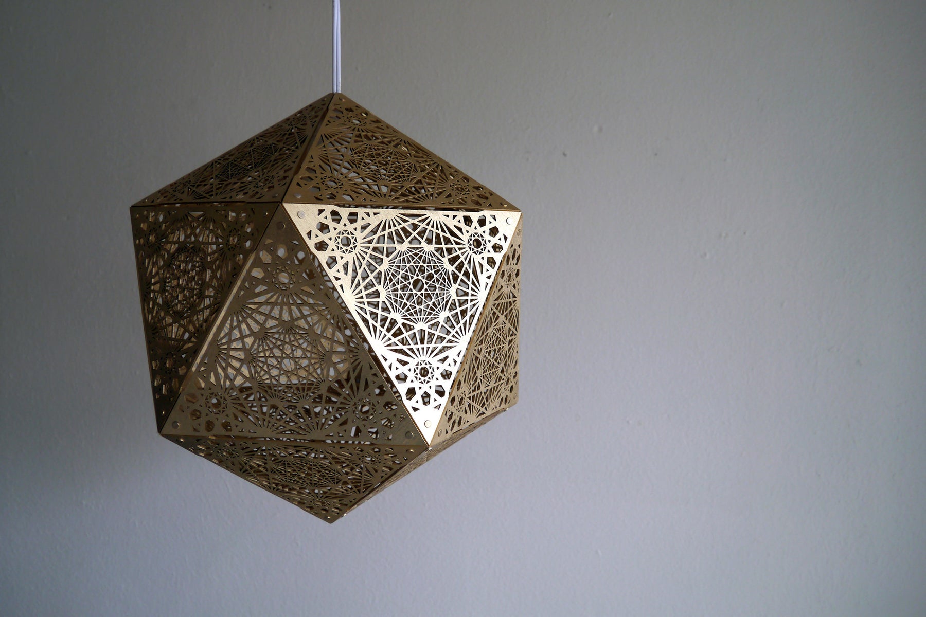 Designer Laser-Cut Pendant Light
