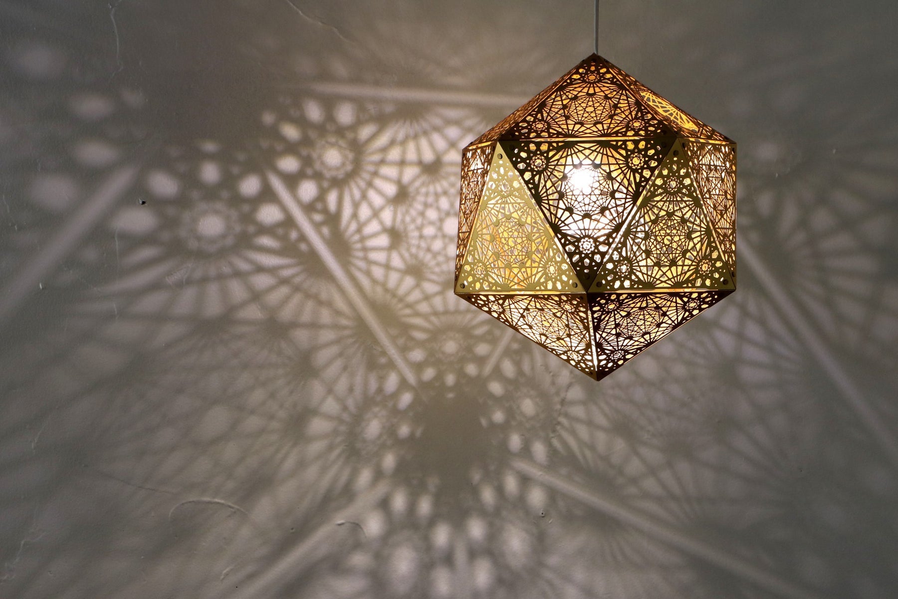 Designer Laser-Cut Pendant Light