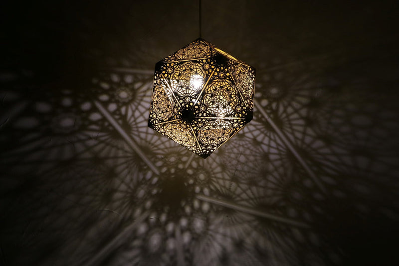 Designer Laser-Cut Pendant Light