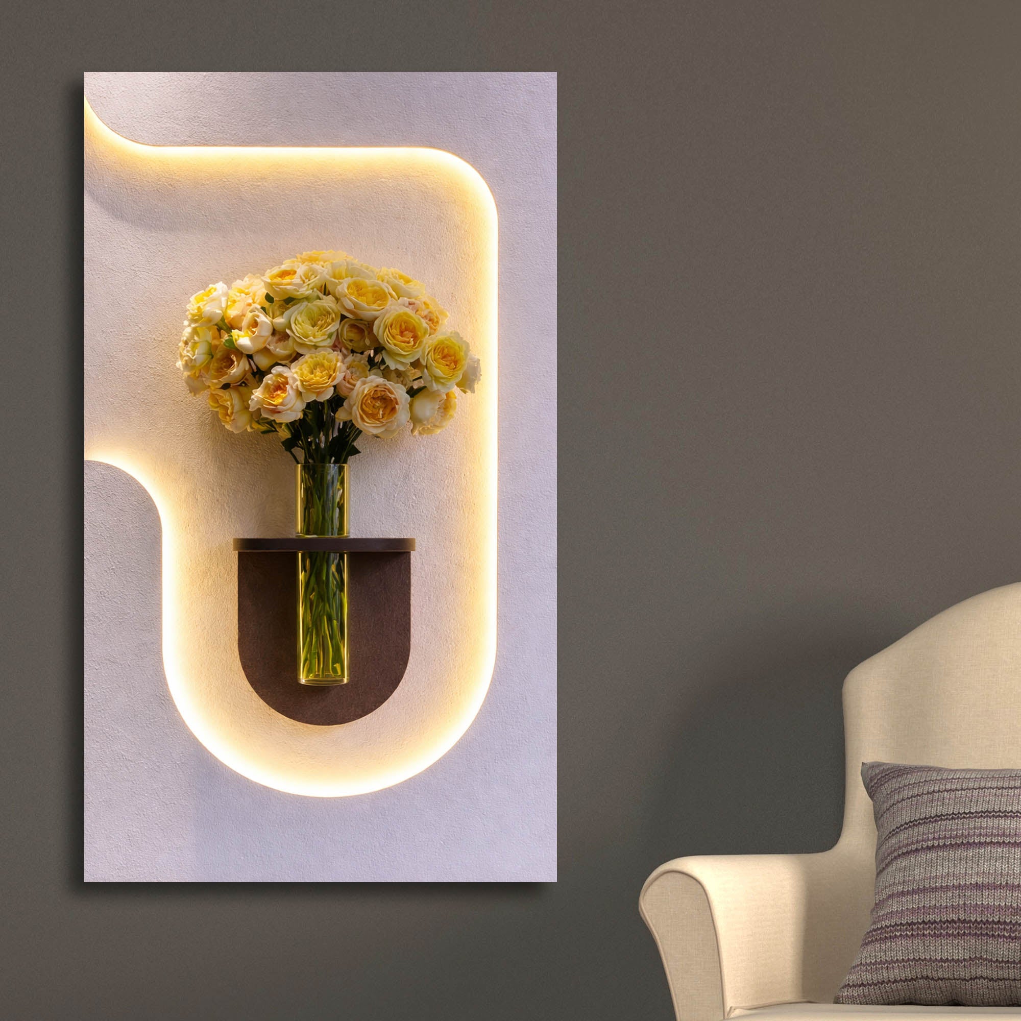 Designer LED Wall Art for Modern Interior Styling