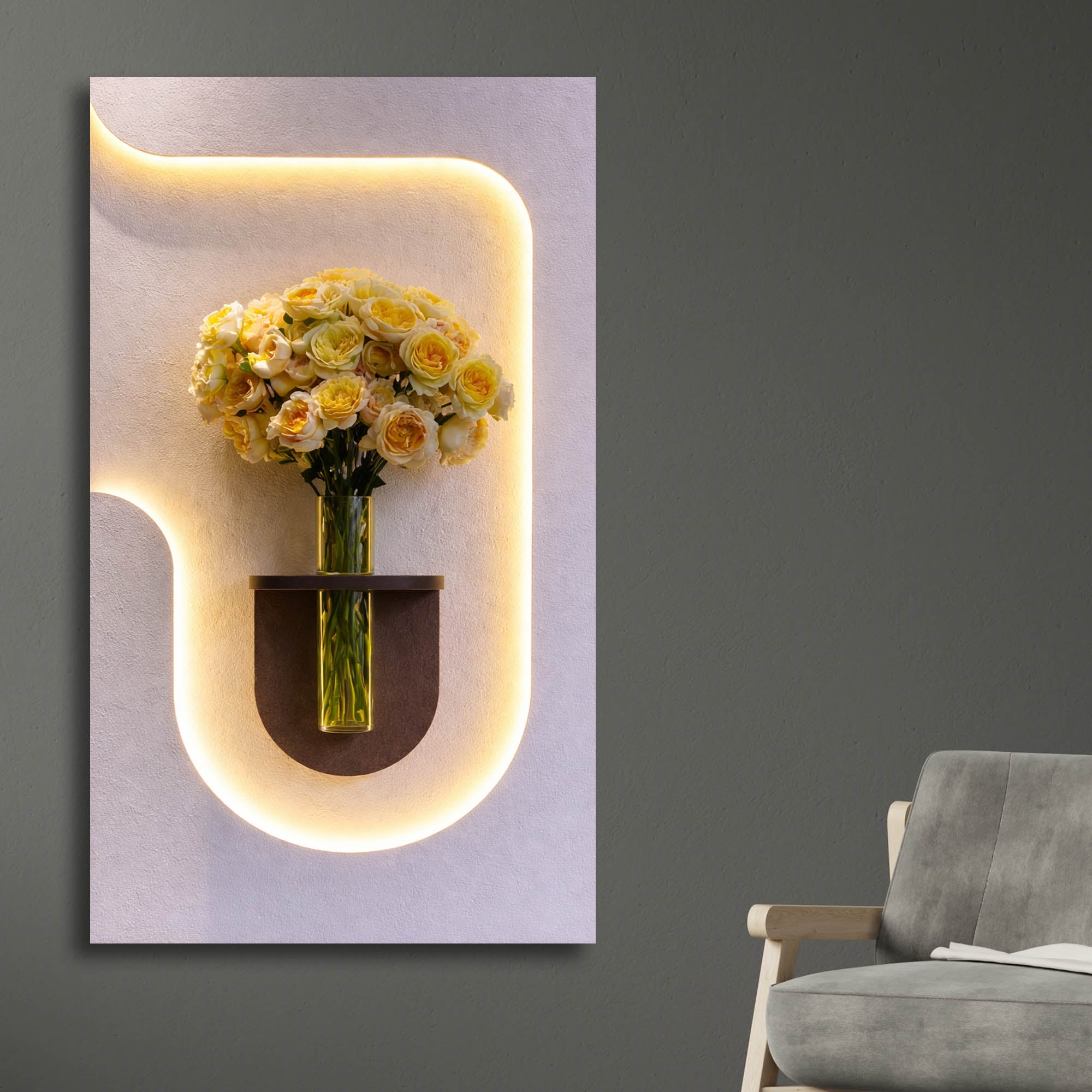 Designer LED Wall Art for Modern Interior Styling