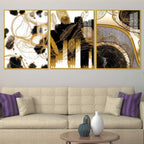 Designer Luxury Textured Acrylic Wall Art Painting Set of 3
