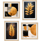 Designer Modern Wall Art Frame Set of 4 for Stylish Home Decoration